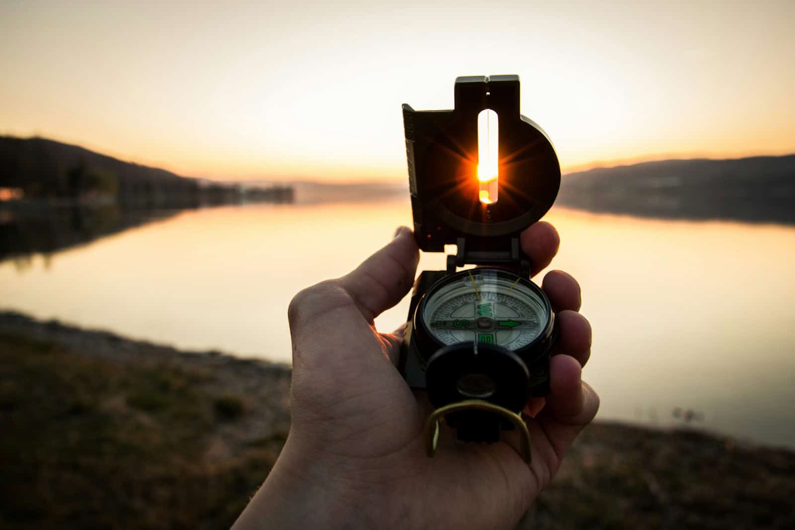 A classic black and white compass symbolizing strategic navigation in the digital marketing world for Australian small businesses